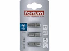 Fortum Bit torx 3ks, T 45x25mm, S2, FORTUM