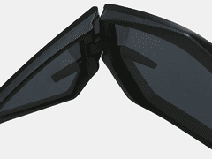 VeyRey Unisex futuristické slnečné okuliare Calictor čierne univerzálne