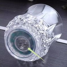 Luniks LED pohárik - Farebný, 285ml, s batériou