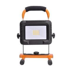 Solight Solight LED reflektor 20W, prenosný, nabíjací, 1600L, oranžovo-čierny WM-20W-DE