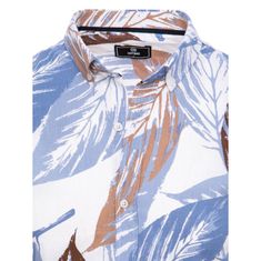 Dstreet Pánske tričko s krátkym rukávom WIMA biele kx1033 XL