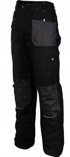 STALCO Ochranné pracovné nohavice čierne L