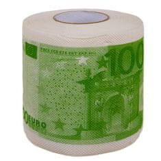 Toaletný papier s bankovkou za 100€ 2vr
