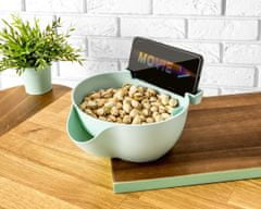 Luniks Praktický snack box s držiakom na smartfóny