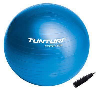 Tunturi Gymnastická lopta 65cm s pumpičkou, modrá
