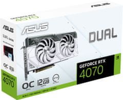 ASUS Dual GeForce RTX 4070 OC White Edition, 12GB GDDR6X