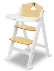 Lionelo jedálenská stolička FLORIS WHITE