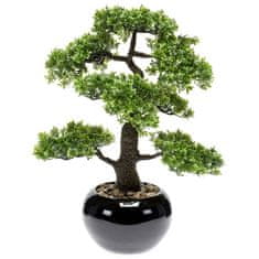 Petromila vidaXL Emerald Umelý fikus v tvare mini bonsaja, zelený 47 cm 420006
