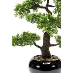 Petromila vidaXL Emerald Umelý fikus v tvare mini bonsaja, zelený 47 cm 420006