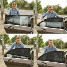JOIRIDE® Univerzálne elastické slnečné okenné clony do auta (4 ks) | SIDESCREEN