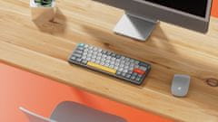 NuPhy Air60 Bezdrôtová mechanická klávesnica Slim, podsvietená RGB, Hot-Swap, Gateron Low Profile Red Switch