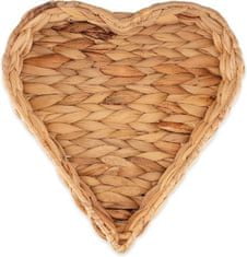 DECOR ASIAN Decorasian Heart Basket Tray in Heart Shape Woven from Seagrass | JUTAHEART
