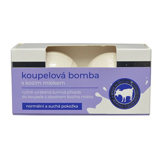 VIVACO Súprava - Šumivé kúpeľové bomby s kozím mliekom 2 x 75g