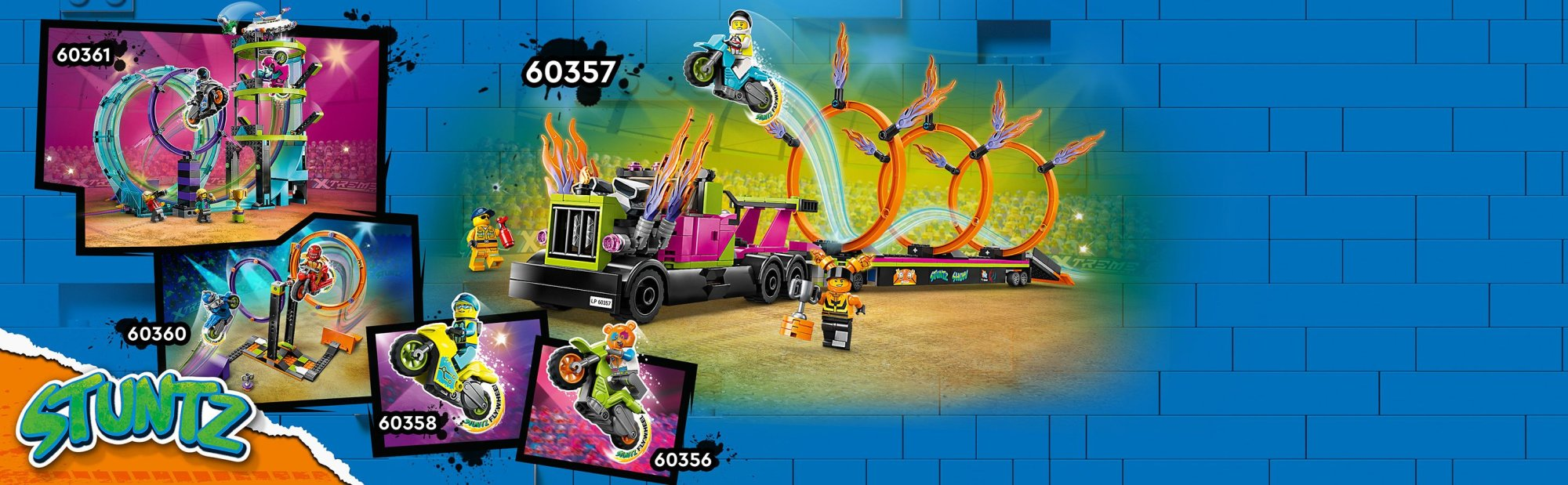 LEGO City 60357 Ťahač s ohnivými kruhmi