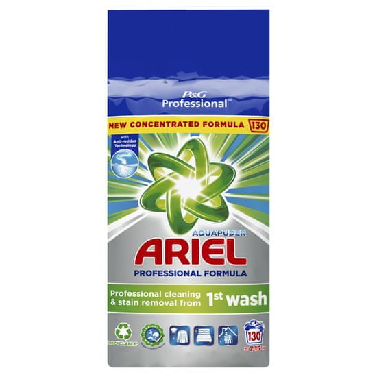 Ariel Professional prací prášok Regular 7,15 kg 130 praní