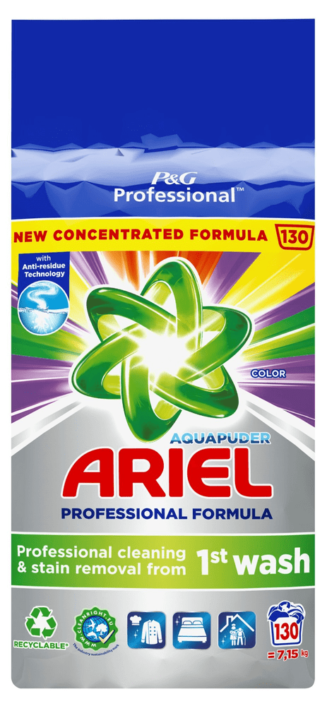 Ariel Professional prací prášok Color 7,15 kg 130 praní