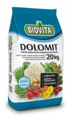 BioVita Dolomitové hnojivo s obsahom vápnika a horčíka 20 kg