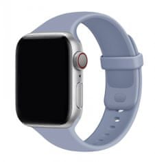 TopQ Silikónový remienok Gummy pre Apple Watch 42-44-45-49 mm modrý 95830