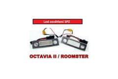 LED osvetlenie ŠPZ Škoda Octavia II, Roomster