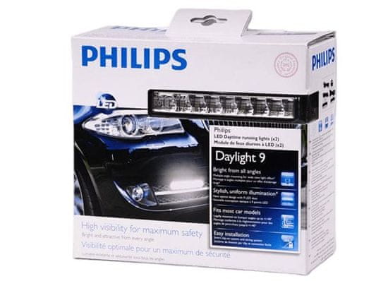 Philips LED denné svetlá 12V 2x3,5W - 9LED- 6000K