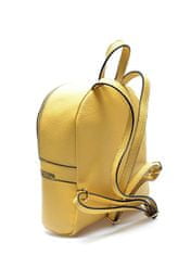 Carla Ferreri Dámsky kožený batoh CF1778 Giallo
