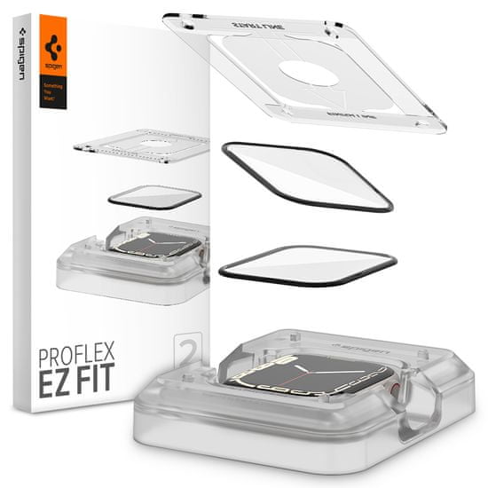 Spigen ProFlex EZ Fit 2 Pack - Apple Watch 8/7 45 mm, AFL04051