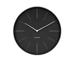 Karlsson Dizajnové nástenné hodiny 5681BK 38cm