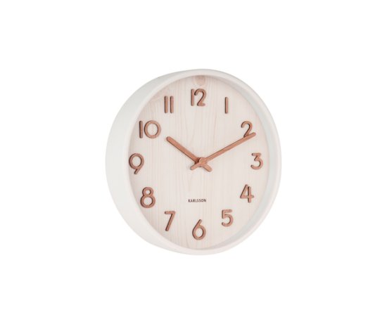 Karlsson Dizajnové nástenné hodiny 5808WH 22cm