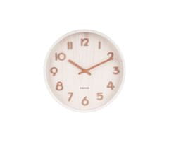 Karlsson Dizajnové nástenné hodiny 5808WH 22cm