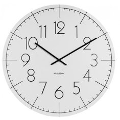 Karlsson Dizajnové nástenné hodiny KA5592WH 40cm