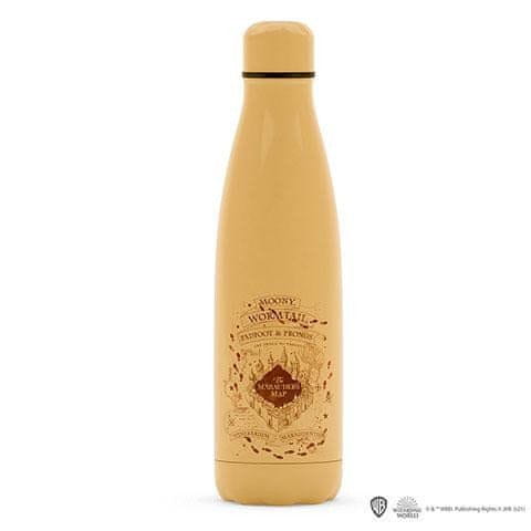 Distrineo Harry Potter Nerezová fľaša 500 ml na teplé a studené nápoje - Záškodnícky plánik
