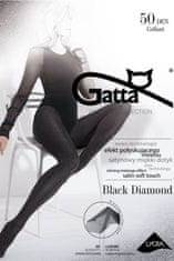 Gatta Dámske pančucháče + Nadkolienky Gatta Calzino Strech, čierna, 2