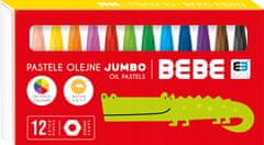 BTS Olejové pastely v pastelkách 12 farieb B&amp;B Kids