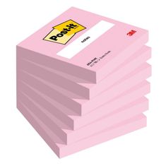 Post-It Bloček 76x76 ružový 6 x 100 lístkov