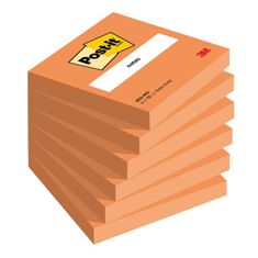 Post-It Bloček 76x76 oranžový 6 x 100 lístkov