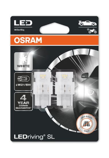 Osram OSRAM LED W21 / 5W 7515DWP-02B 6000K 12V 2,7W W3x16q