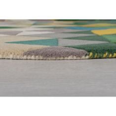 Flair Ručne všívaný kusový koberec Illusion Prism Green/Multi kruh 160x160 (priemer) kruh