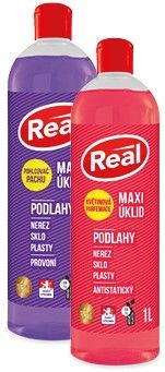 Real 2 x 1 liter maxi pohlcovač pachu + kvetinová parfumácia