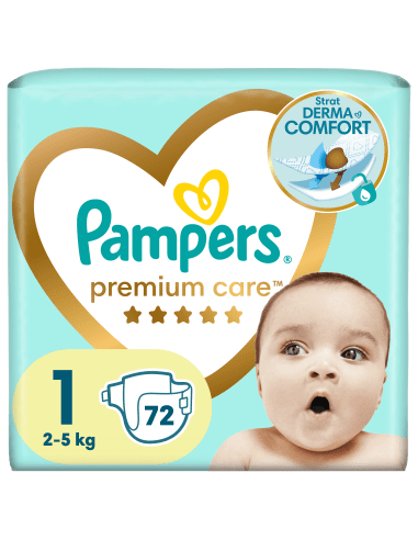 Pampers Plienky Premium Care 1 Newborn (2-5 kg) 78 ks