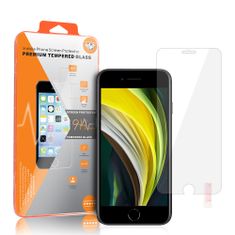 IZMAEL Temperované tvrdené sklo Orange pre Apple iPhone 7/iPhone 8/iPhone SE 2020/iPhone SE 2022 - Transparentná KP18202