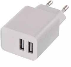 EMOS Univerzální USB adaptér SMART do sítě, 3,1A (15W), biela
