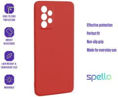 EPICO Spello by silikonový zadní kryt pro Samsung Galaxy A14 / A14 5G, červená