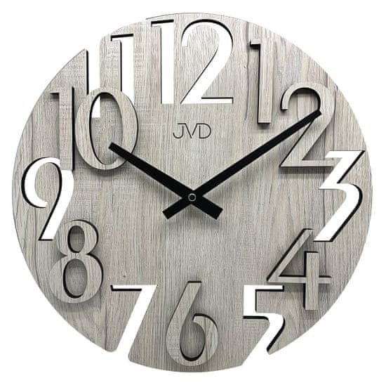 JVD Nástenné hodiny HT113.2, 40cm sivá