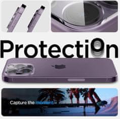 Spigen ochranné sklo Optik pro Apple iPhone 14 Pro/iPhone 14 Pro Max, 2 ks, čirá