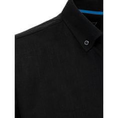 Dstreet Pánske tričko s krátkym rukávom OVE čierne kx0982 XXL