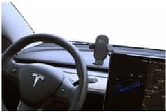 CellularLine univerzální držiak do auta Hug Screen pro elektromobil Tesla, čierna