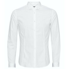 Jack&Jones Pánska košeľa JJPRPARMA Slim Fit 12097662 White (Veľkosť XL)