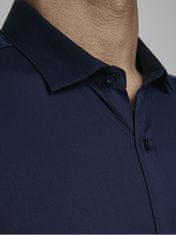 Jack&Jones Pánska košeľa JJPRPARMA Slim Fit 12097662 Navy Blazer (Veľkosť XXL)