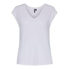 Pieces Dámske tričko PCKAMALA Comfort Fit 17095260 Bright White (Veľkosť M)