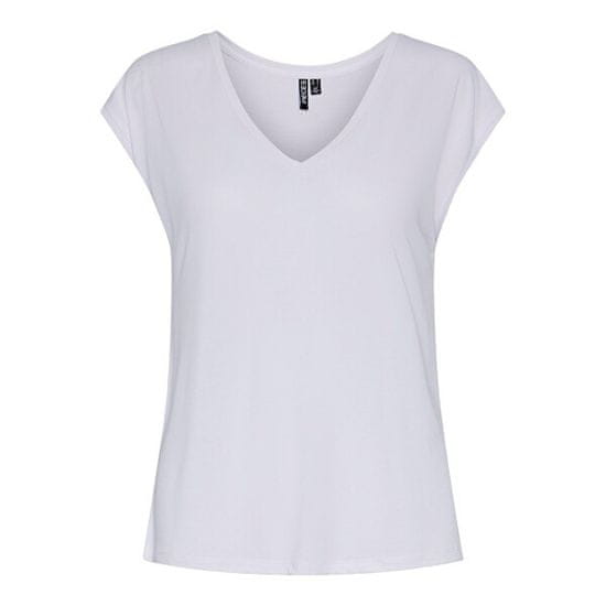 Pieces Dámske tričko PCKAMALA Comfort Fit 17095260 Bright White